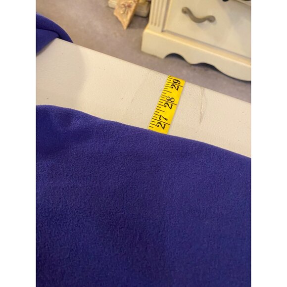 Catherines Purple Open Front Coat Grommet Detail 2X 22/24W - Picture 8 of 10